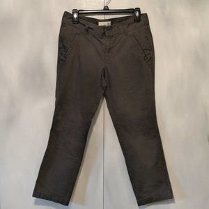 Old Navy Cropped Green/Gray Utility Style Pants Size 8